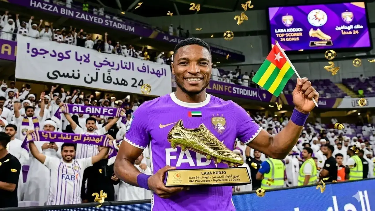 رسميًا.. لابا كودجو يتوج بلقب هداف الدوري الإماراتي للمرة الخامسة في تاريخه